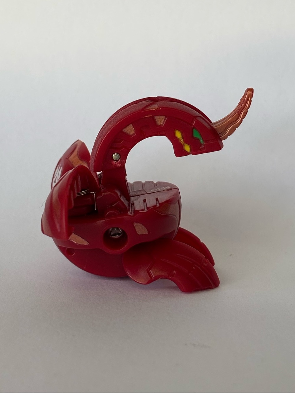Bakugan B1 Pyrus Dragonoid Classic Red Dragon 520G RARE with Fire Pit Card